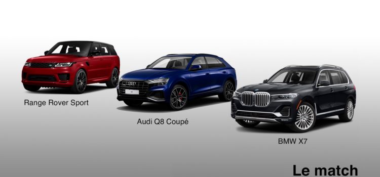 Range Rover Sport, Audi Q8 coupé et BMW X7 : le combat des Géants